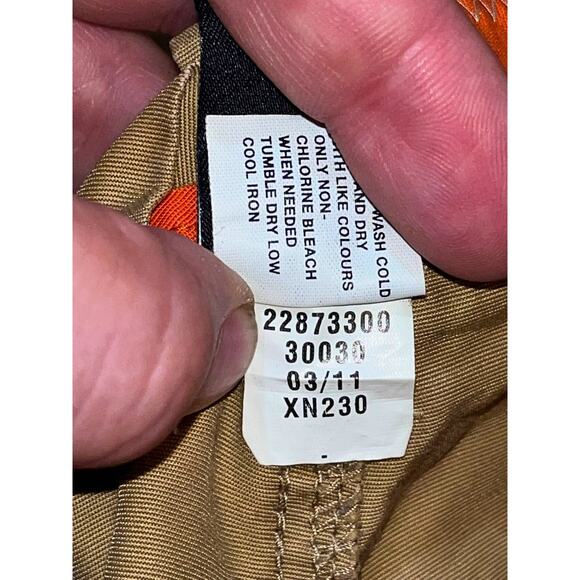 Gap Utility Paratrooper Pants 33x34 Y2K Streetwear Military Twill Zip Hem VNTG - Picture 10 of 11